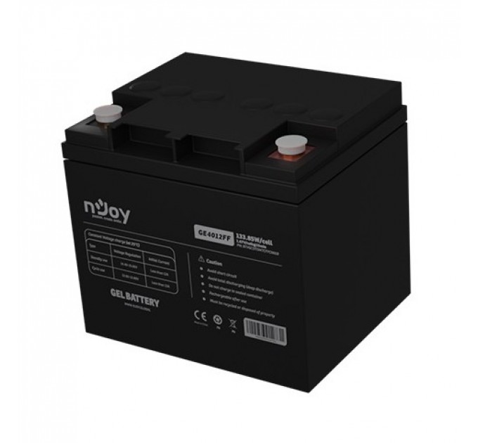 nJoy Акумуляторна батарея Njoy GE4012FF 12V 40AH (BTVGCDTOMTCFFCN01B) GEL