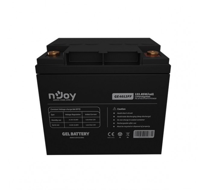 nJoy Акумуляторна батарея Njoy GE4012FF 12V 40AH (BTVGCDTOMTCFFCN01B) GEL