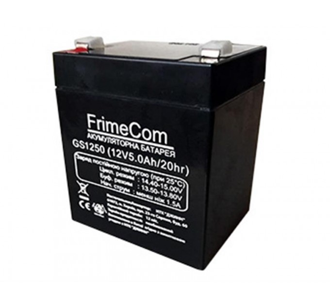 FrimeCom Акумуляторна батарея FrimeCom 12V 5AH (GS1250) AGM