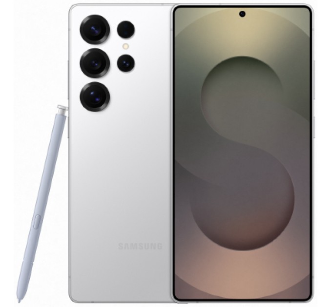 Samsung Мобільний телефон Samsung Galaxy S25 Ultra 12/256Gb Titanium Whitesilver (SM-S938BZSDEUC)