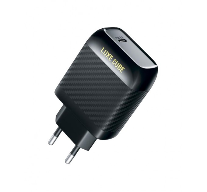 Luxe Cube Мережевий зарядний пристрій Luxe Cube Dynamic 18W (1USBх3A) Black (4446689880896)