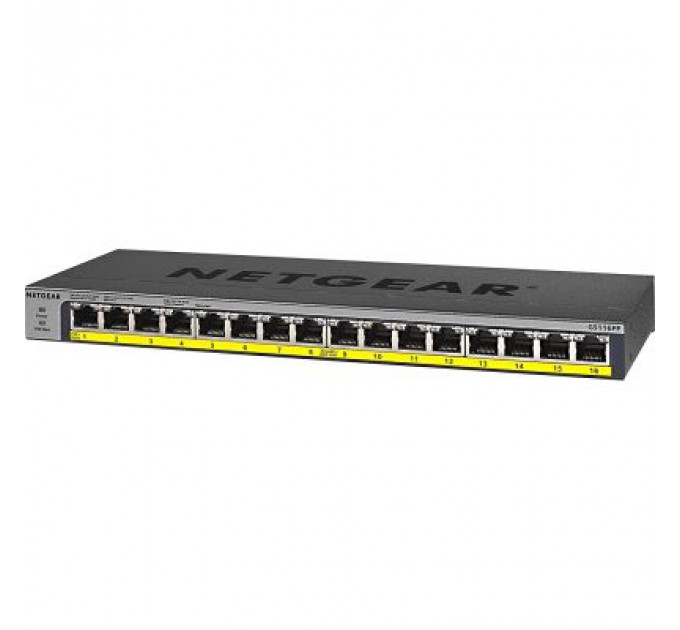 Комутатор мережевий Netgear GS116PP-100EUS