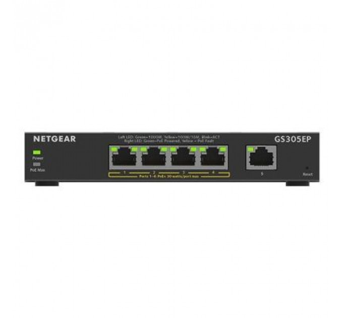 Комутатор мережевий Netgear GS305EP-100PES