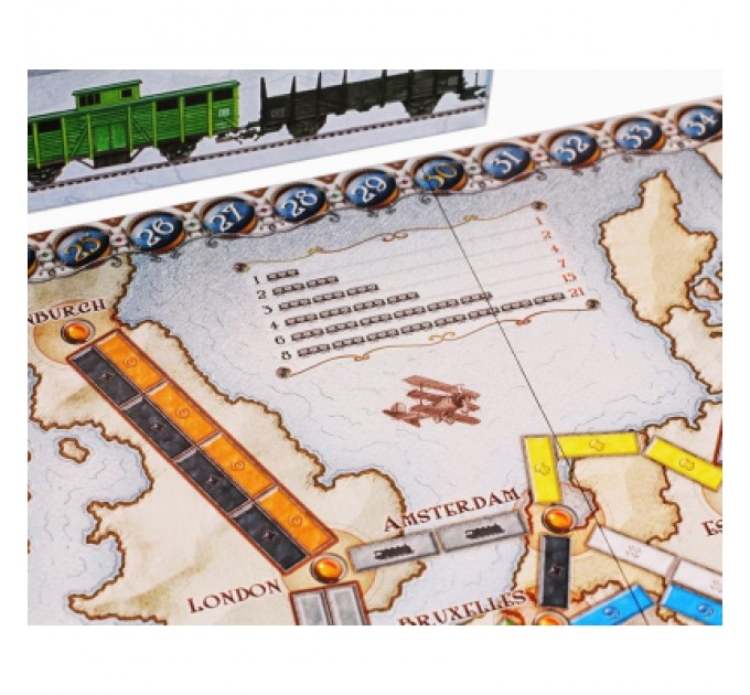 Lord of Boards Настільна гра Lord of Boards Квиток на поїзд: Європа (Ticket to ride: Europe) (укр.) (DOW7202UK)