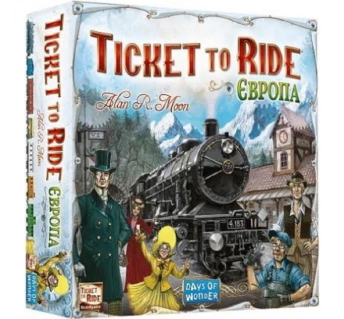 Lord of Boards Настільна гра Lord of Boards Квиток на поїзд: Європа (Ticket to ride: Europe) (укр.) (DOW7202UK)