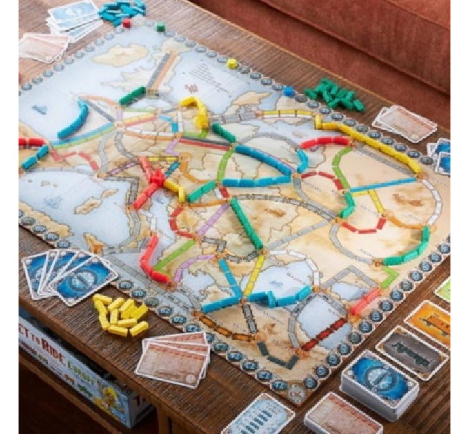 Lord of Boards Настільна гра Lord of Boards Квиток на поїзд: Європа (Ticket to ride: Europe) (укр.) (DOW7202UK)