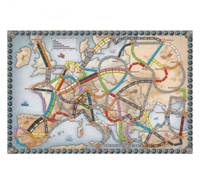 Lord of Boards Настільна гра Lord of Boards Квиток на поїзд: Європа (Ticket to ride: Europe) (укр.) (DOW7202UK)
