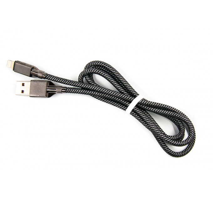 Dengos Кабель Dengos USB-Lightning 4A 1м Black (NTK-L-KPR-USB3-BLACK)
