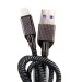 Dengos Кабель Dengos USB-Lightning 4A 1м Black (NTK-L-KPR-USB3-BLACK)