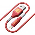 Luxe Cube Кабель Luxe Cube Armored USB - Lightning (M/M), 1 м, червоний (8886668686099)
