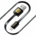 Luxe Cube Кабель Luxe Cube Flat USB - Lightning (M/M),  1 м, чорний (2231252964019)