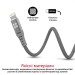 Promate Кабель Promate USB - Lightning (M/M), 2.4 A, 1.2 м, NerveLink-i Grey (nervelink-i.grey)