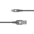 Promate Кабель Promate USB - Lightning (M/M), 2.4 A, 1.2 м, NerveLink-i Grey (nervelink-i.grey)