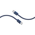 Promate Кабель Promate USB Type-C - Lightning (M/M), 3 A, 27 W, 1.2 м, EcoLine-Ci120 Navy (ecoline-ci120.navy)