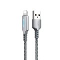 Remax Кабель Remax RC-123i Gonyu USB - Lightning (M/M), 2.4 A, 1 м, Silver (6972174151939)