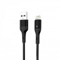 SkyDolphin Кабель SkyDolphin S06L LED Smart Power USB - Lightning (M/M), 1 м, Black (USB-000554)