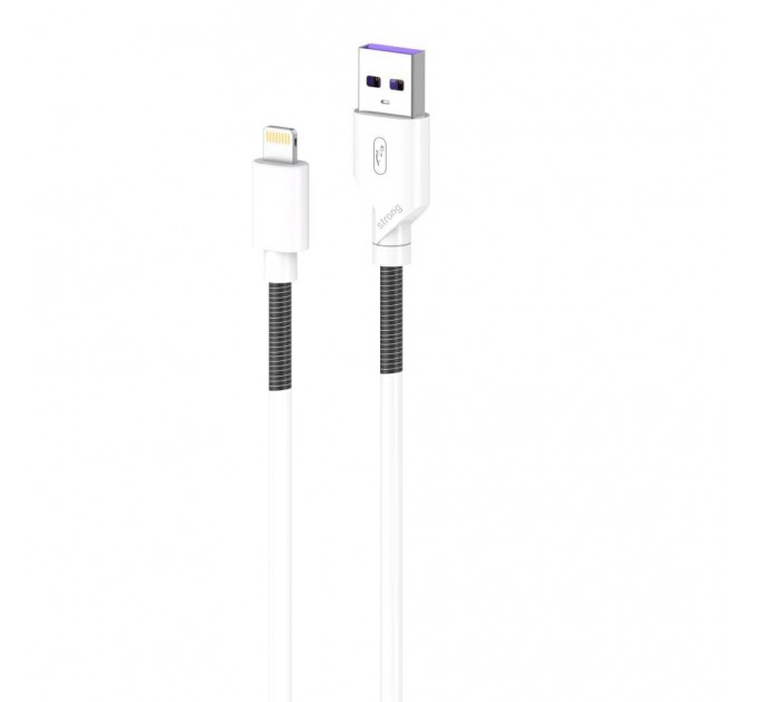 SkyDolphin Кабель SkyDolphin S27L Spring Anti-Brake USB - Lightning (M/M), 1 м, White (SDUSB-000608)