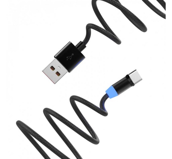 SkyDolphin Кабель SkyDolphin S59KIT Magnetic USB - Lightning + microUSB + Type-C 1м, Black (SDUSB-000547)