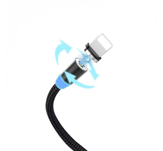 SkyDolphin Кабель SkyDolphin S59L Magnetic USB - Lightning (M/M), 1 м, Black (USB-000440)