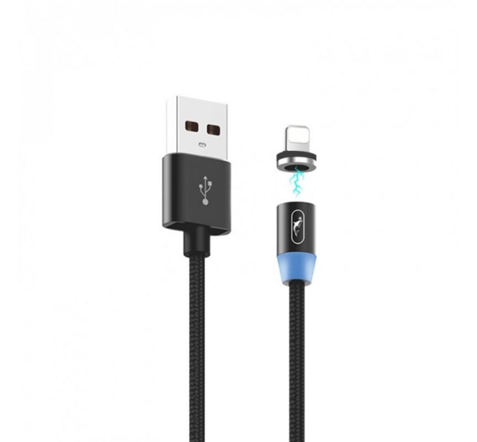 SkyDolphin Кабель SkyDolphin S59L Magnetic USB - Lightning (M/M), 1 м, Black (USB-000440)