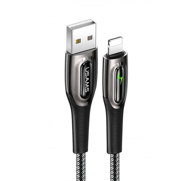 Usams Кабель Usams US-SJ469 USB - Lightning, 1.2 м, Black (SJ469USB01)