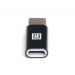 Адаптер REAL-EL micro USB - USB Type-C (F/M), Black (EL123500018)