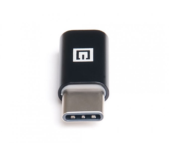 Адаптер REAL-EL micro USB - USB Type-C (F/M), Black (EL123500018)