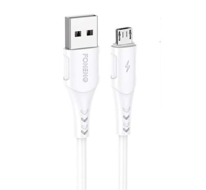 Foneng Кабель Foneng X81 USB - micro USB (M/M), 2.1 A, 1 м, White (X81-CA-MU)