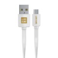 Luxe Cube Кабель Luxe Cube Flat USB - micro USB (M/M), 1 м, білий (2231252967010)