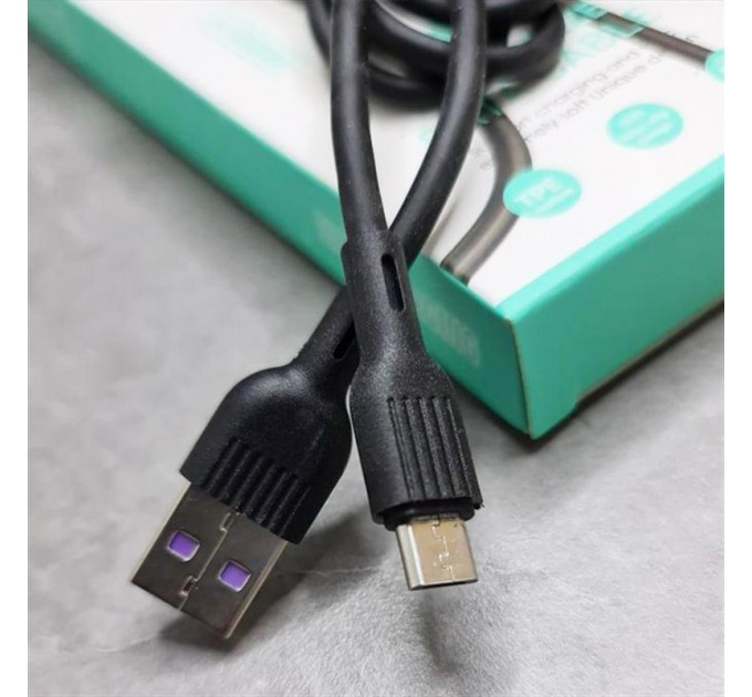 SkyDolphin Кабель SkyDolphin S03V USB - micro USB (M/M), 1 м, Black (USB-000420)