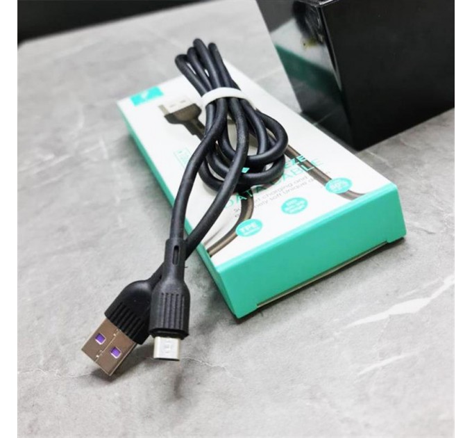 SkyDolphin Кабель SkyDolphin S03V USB - micro USB (M/M), 1 м, Black (USB-000420)