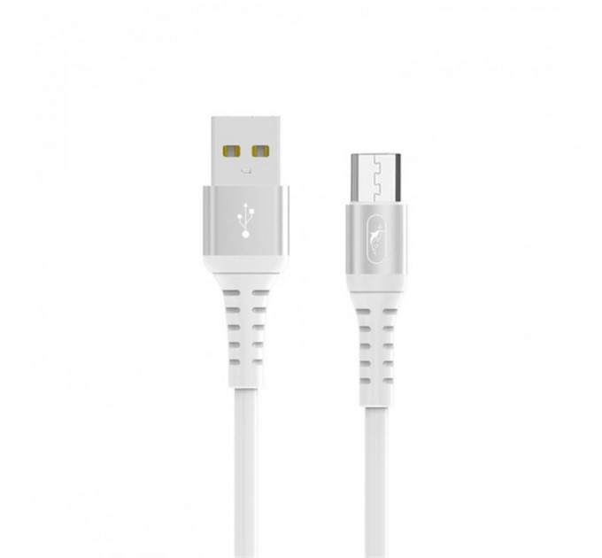 Кабель SkyDolphin S05V TPE Frost Line USB - micro USB (M/M), 1 м, White (USB-000552)