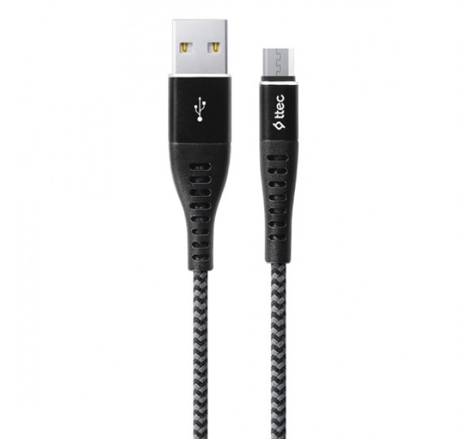 Кабель Ttec USB - micro USB (M/M), ExtremeCable, 1.5 м, Black (2DKX03MS)