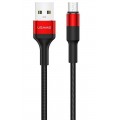 Usams Кабель Usams US-SJ224 USB - micro USB, 1.2 м, Red (SJ224USB02)