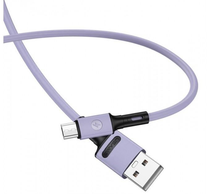 Usams Кабель Usams US-SJ435 USB - Micro USB, 1 м, Purple (SJ435USB04)