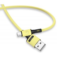 Кабель Usams US-SJ435 USB - Micro USB, 1 м, Yellow (SJ435USB03)