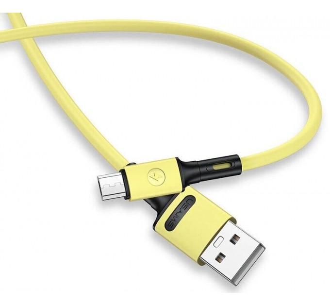 Usams Кабель Usams US-SJ435 USB - Micro USB, 1 м, Yellow (SJ435USB03)
