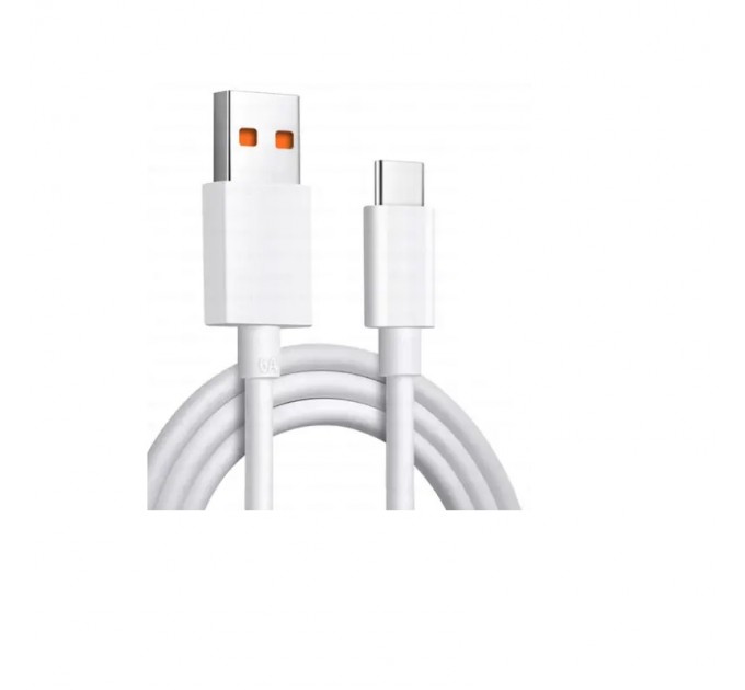 Кабель Dengos USB-USB Type-C 1м White (PLS-TC-6A-WHITE)