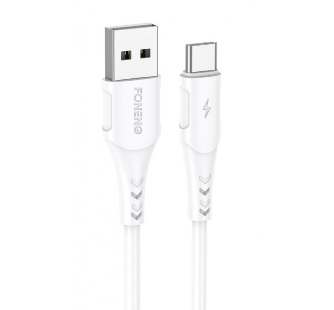 Foneng Кабель Foneng X81 1M Cable USB - USB Type-C (M/M), 2.1 A, 1 м, White (X81-CA-TC)