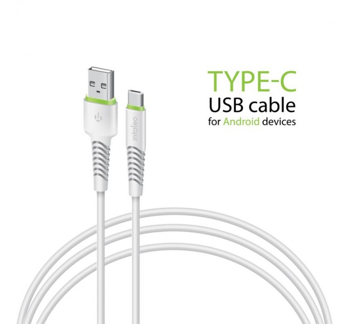 Кабель Intaleo CBFLEXT1 USB - USB Type-C (M/M), 1.2 м, White (1283126568534)