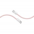Promate Кабель Promate USB Type-C - USB Type-C (M/M), 3 A, 60 W, 2 м, EcoLine-CC200 Pink (ecoline-cc200.pink)