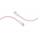 Promate Кабель Promate USB Type-C - USB Type-C (M/M), 3 A, 60 W, 2 м, EcoLine-CC200 Pink (ecoline-cc200.pink)