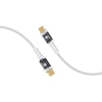 Кабель Promate USB Type-C - USB Type-C (M/M), 5 A, 100 W, 1.2 м, Lucidline-CC120 White (lucidline-cc120.white)