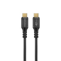 Кабель Promate USB Type-C - USB Type-C (M/M), 5 A, 240 W, 2 м, PowerBolt240 Black (powerbolt240-2m.black)