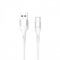 SkyDolphin Кабель SkyDolphin S06T LED Smart Power USB -  USB Type-C (M/M), 1 м, White (USB-000556)