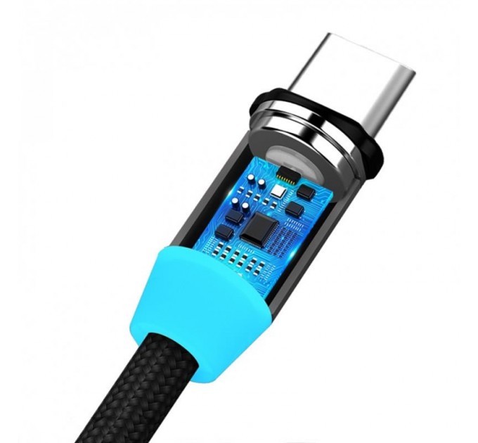 SkyDolphin Кабель SkyDolphin S59T Magnetic USB - USB Type-C (M/M), 1 м, Black (SDUSB-000441)