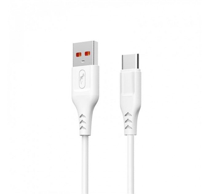 SkyDolphin Кабель SkyDolphin S61TB USB - USB Type-C (M/M), 2 м, White (SDUSB-000447)