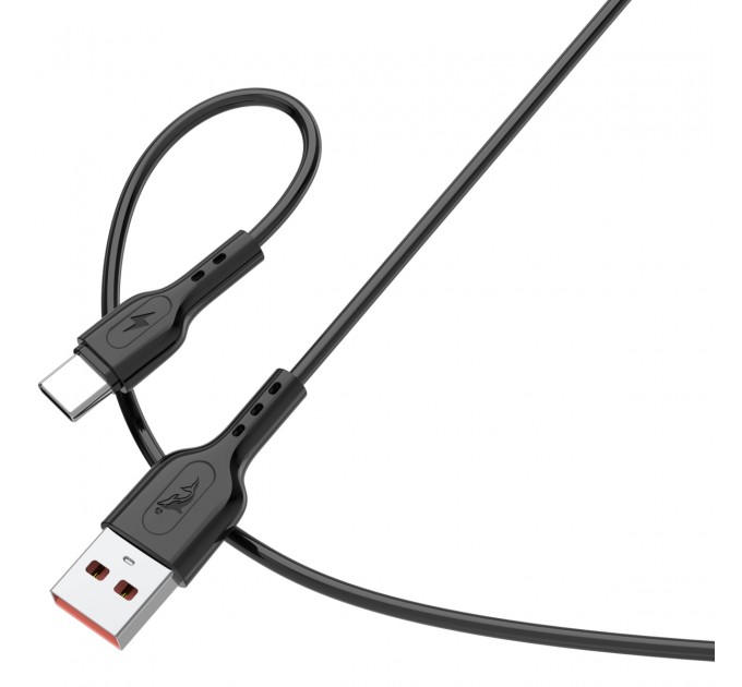 SkyDolphin Кабель SkyDolphin S66T USB - USB Type-C (M/M), 1 м, Black (SDUSB-000650)