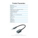 Vention Кабель Vention USB 3.1 Type-C - OTG USB3.0 AF, 0.15 m, Black (CCVBB)