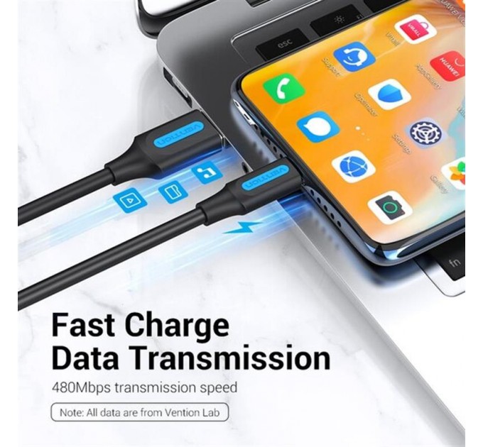 Vention Кабель Vention USB Type-C - USB (M/M), 2 м, Black (COKBH)